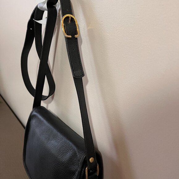 Longchamp Black Leather Crossbody Bag - Picture 4 of 10